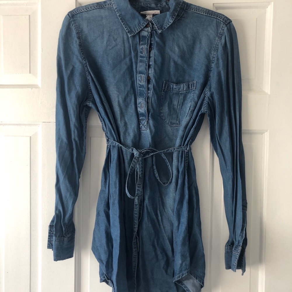 Maternity Denim Top